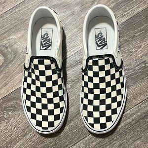 Vans Checkerboard Slip-Ons (Please Read Description)